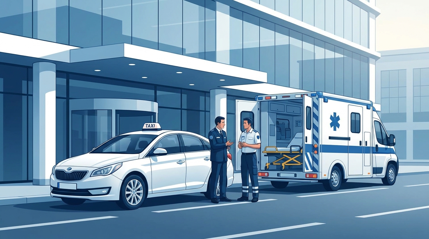 Assurance taxi, VSL et ambulance 2026 : transport de personnes