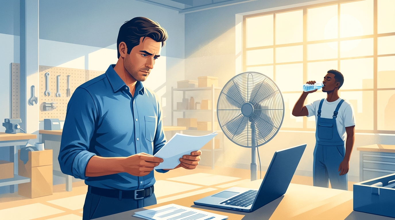 Fortes chaleurs et canicule 2026 : obligations de l’employeur et angles assurance